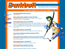 Tablet Screenshot of darkbolt.com